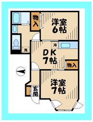 メゾンドジョイ２の物件間取画像